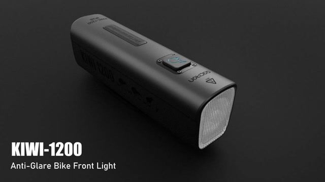 Kiwi 1200 Lumens Bike Headlight, Bluetooth, power bank feature rechargeable  and waterproof. 