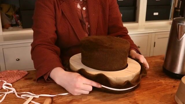 Straw Top Hat Short Crown, Men's Edwardian Straw Top Hat