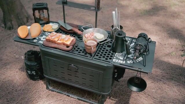 ROCKBROOK BX1027 60L Camping Gear Storage Box - Aluminum, Tactical